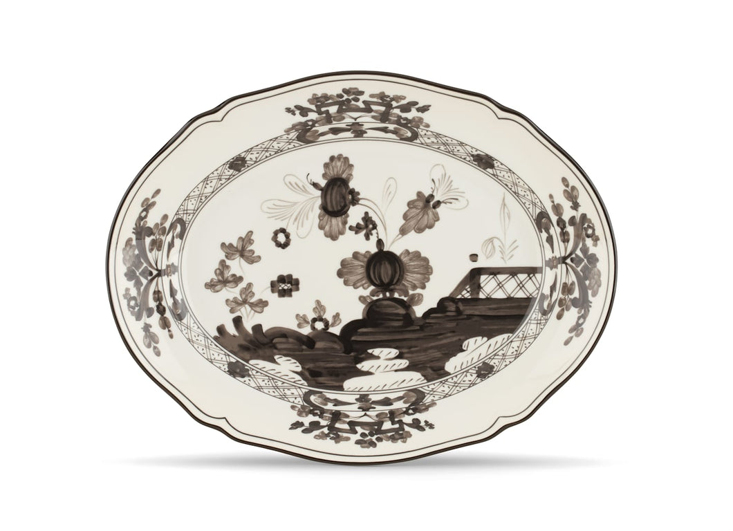Ginori 1735 Oriente Italiano Albus Oval Flat Platter