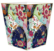 Load image into Gallery viewer, Marye-Kelley - Ancient Tobacco Leaf Wastepaper Basket: Flat Top

