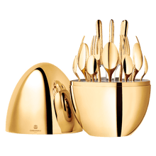 Load image into Gallery viewer, MOOD 24-Piece 24-Carat Gold Flatware Set
