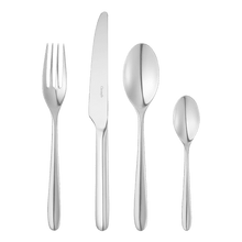 Load image into Gallery viewer, Essentiel 24-Piece Stainless Steel Flatware Set with Storage Capsule
