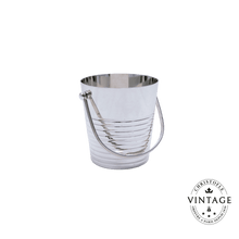 Load image into Gallery viewer, Ondulations Vintage Silvered Ice Bucket
