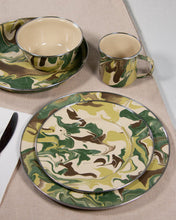 Load image into Gallery viewer, Camouflage Enamel Grande Mugs by Golden Rabbit - Set of 4
