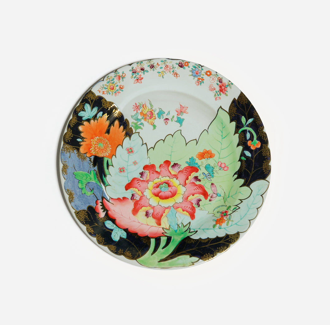 Tobacco Leaf Tin Plate - Set of 12