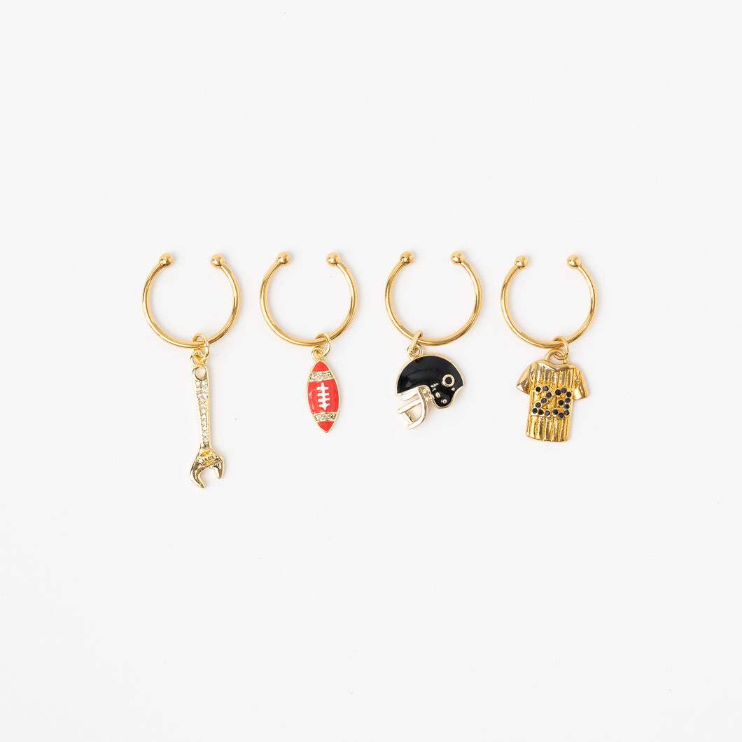 Dad Wine Charms – Set of 4 | No Reservation