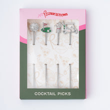 Load image into Gallery viewer, Golf Cocktail Picks – Set of 4 | No Reservation
