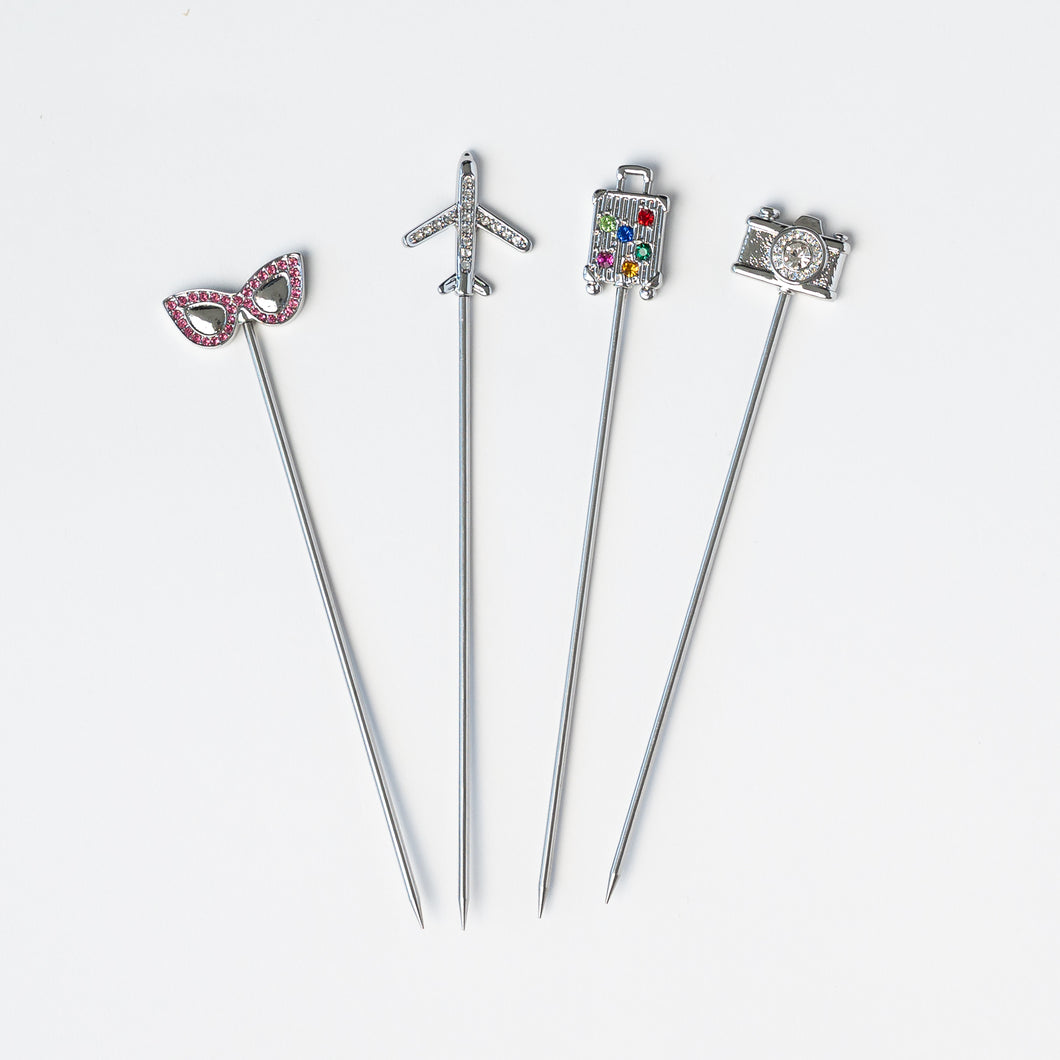 Jet Setter Cocktail Picks – Set of 4 | No Reservation