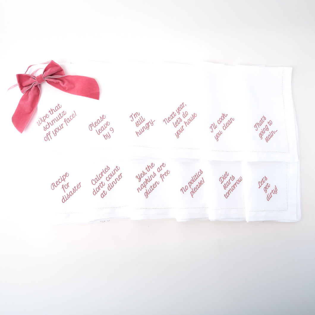 The OG Linen Dinner Napkins – Set of 12 | No Reservation