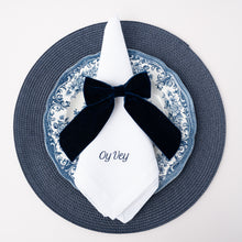 Load image into Gallery viewer, OY VEY Linen Dinner Napkins – Set of 12 | No Reservation
