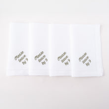 Load image into Gallery viewer, Please Leave by 9 Linen Dinner Napkins – Set of 12 | No Reservation
