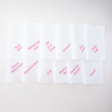 Load image into Gallery viewer, Party Archetype Linen Dinner Napkins – Set of 12 | No Reservation
