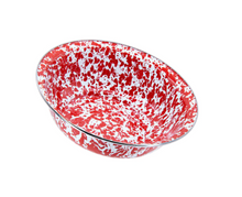 Load image into Gallery viewer, Splatterware Enamel Serving Bowl by Golden Rabbit
