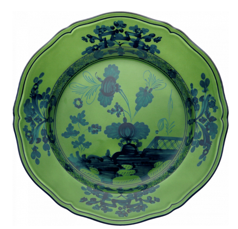 Ginori 1735 Oriente Italiano Malachite Dinner Plate