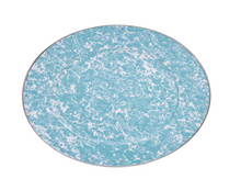 Load image into Gallery viewer, Splatterware Enamel Oval Tray by Golden Rabbit
