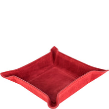 Load image into Gallery viewer, Boulevard - "Harry" Suede Valet Tray (Personalizable): RUBY
