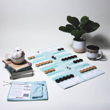 Load image into Gallery viewer, 3rd Space by SBR - Seafoam Outdoor/Travel Backgammon Set: Wood
