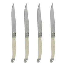Load image into Gallery viewer, Laguiole Steak Knives, Set of 4, Faux Ivory

