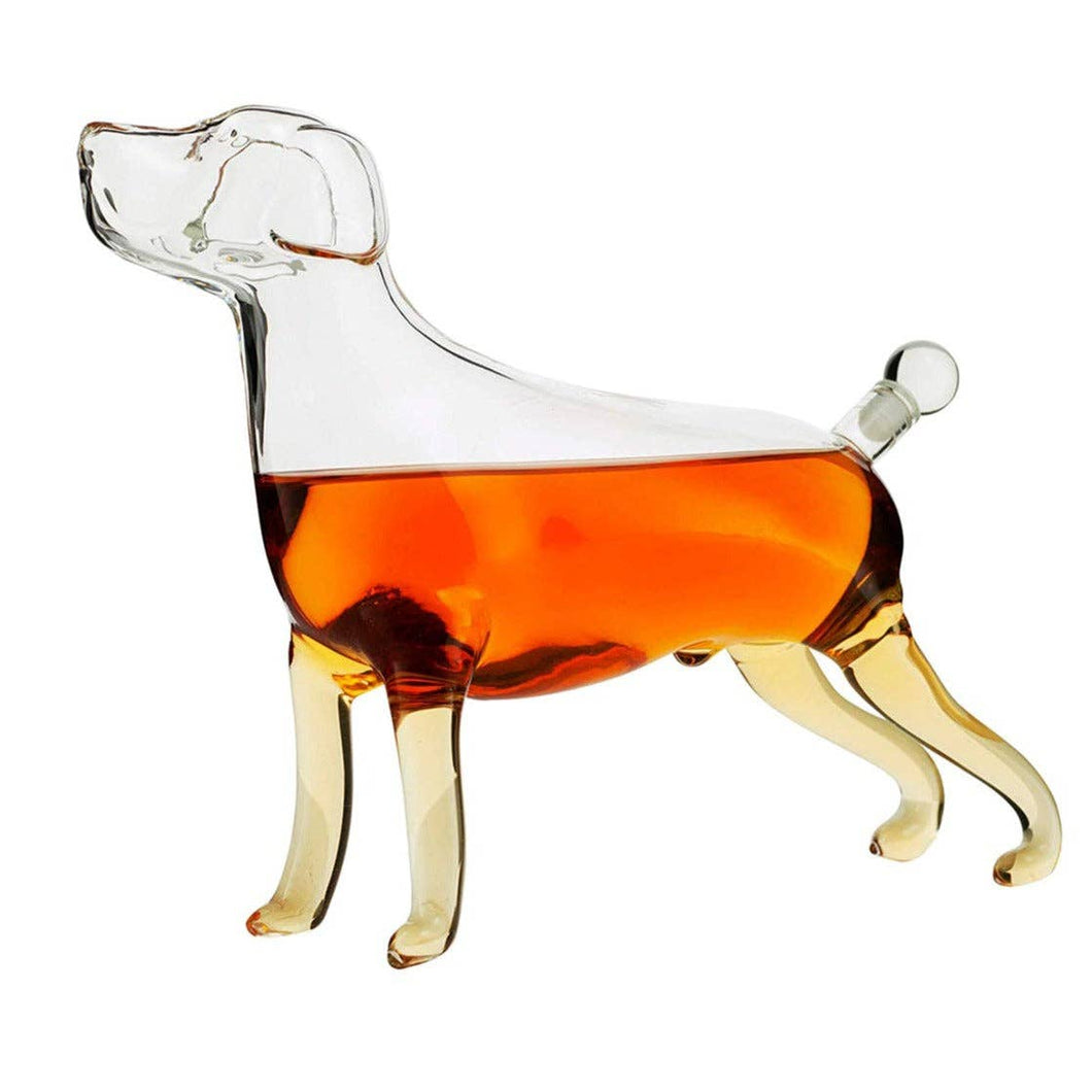 Labrador Dog Whiskey and Wine Decanter by The Wine Savant