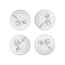 Load image into Gallery viewer, Sprezz - Ribbon Dessert Plates | Set of Four
