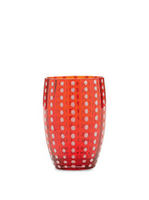 Load image into Gallery viewer, Red Perle Glass Tumbler - Set of 2 By Zafferano America
