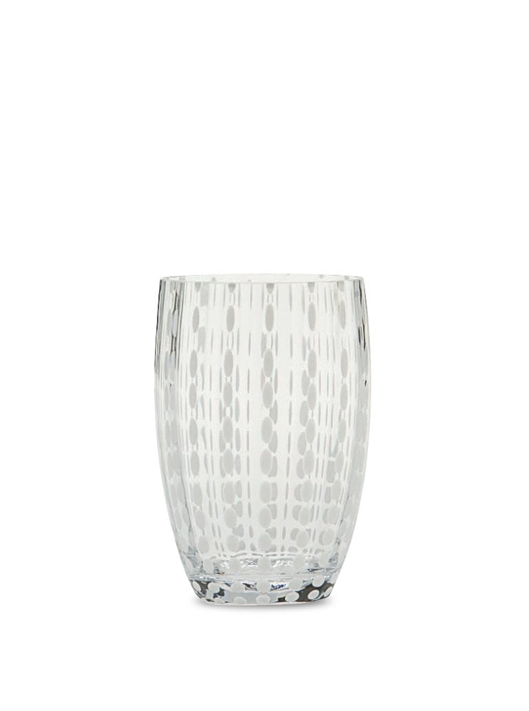 Perle Glass Tumbler - Set of 2 By Zafferano America