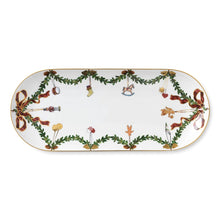 Load image into Gallery viewer, Star Fluted Christmas Oval Dish by Royal Copenhagen
