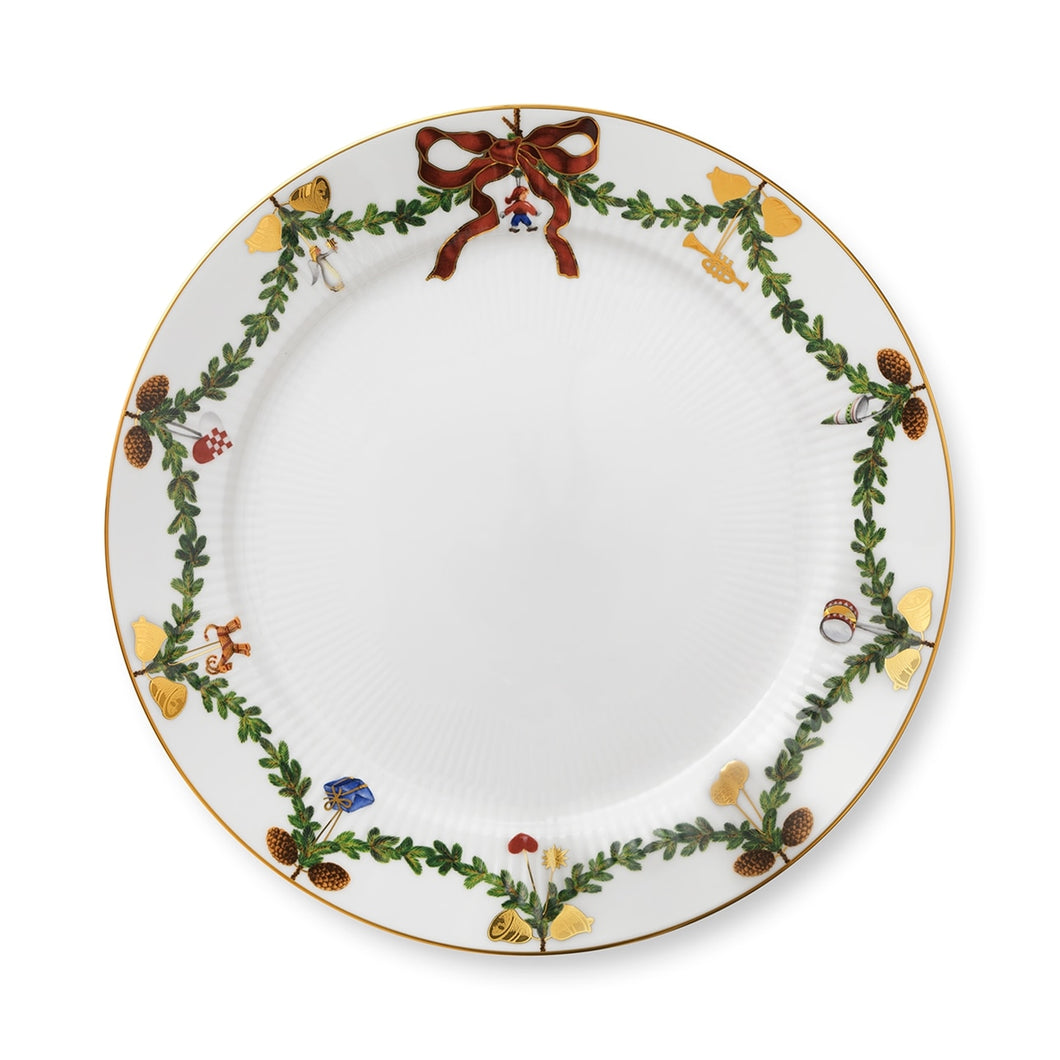 Star Fluted Christmas Plate by Royal Copenhagen - 27 cm