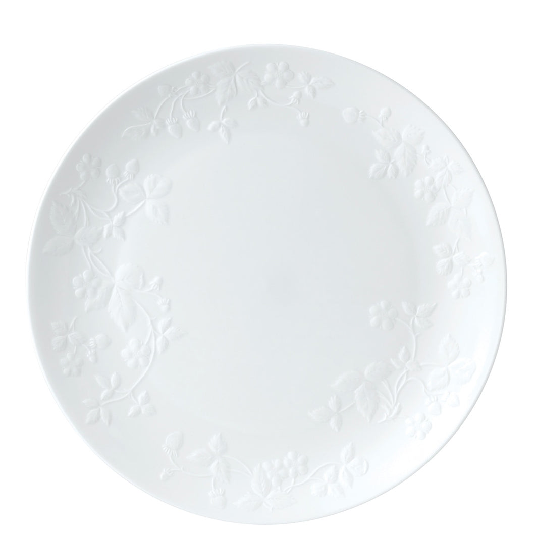 Wild Strawberry White Dinner Plate by Wedgwood