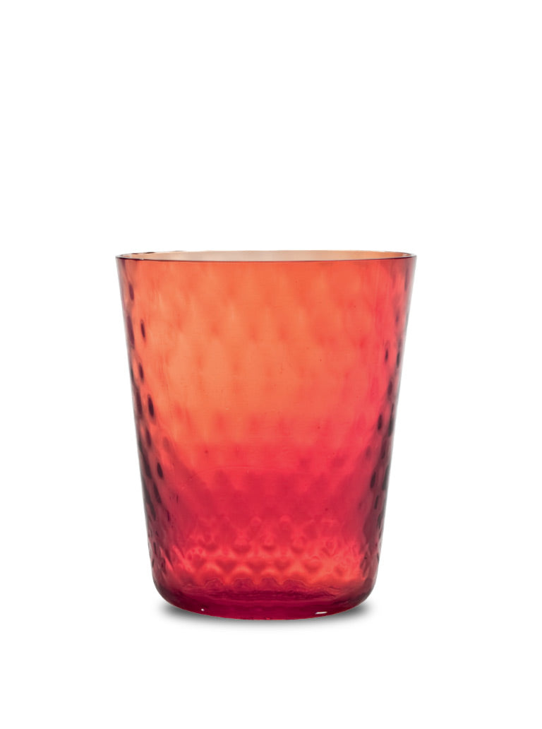 Red Veneziano Tumblers - Set of 6 by Zafferano