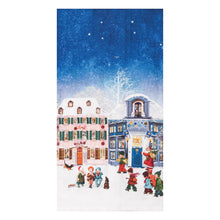 Load image into Gallery viewer, Christmas Village Vintage Houses &amp; Kids Kitchen Towel
