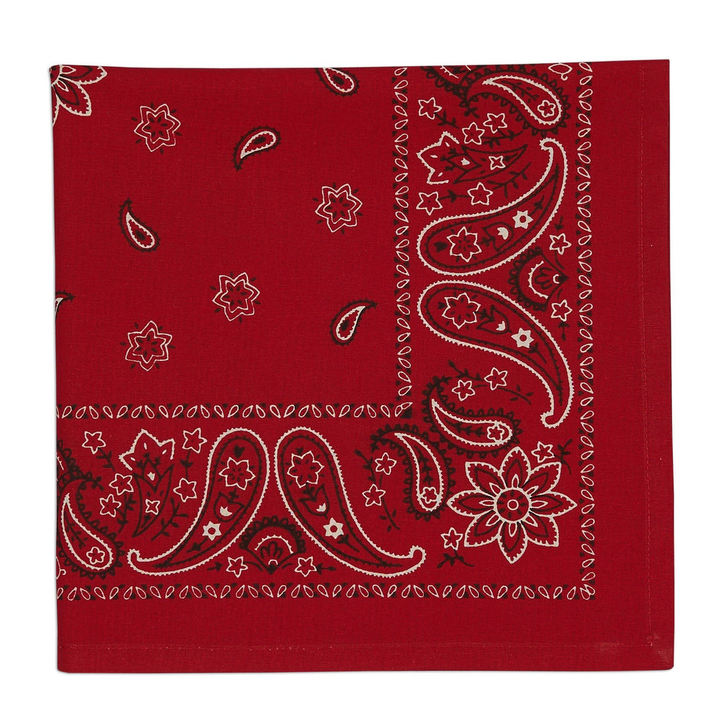 Red Bandana Printed Napkin