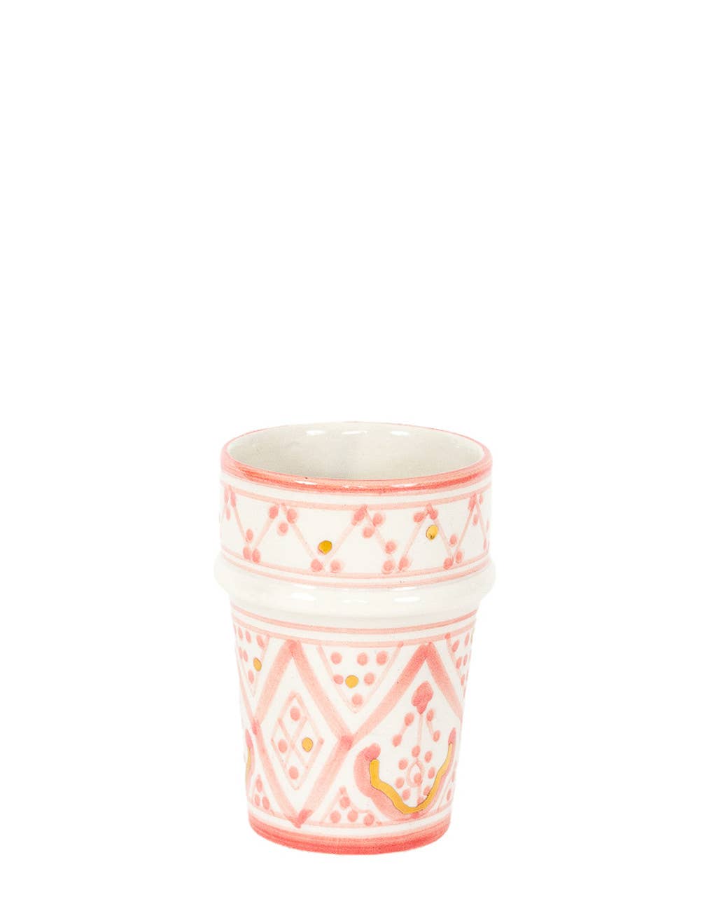 Blush Moroccan Ceramic Cup - Set of 8