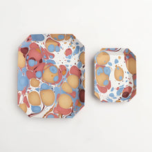 Load image into Gallery viewer, Marbled Octagonal Tray Set

