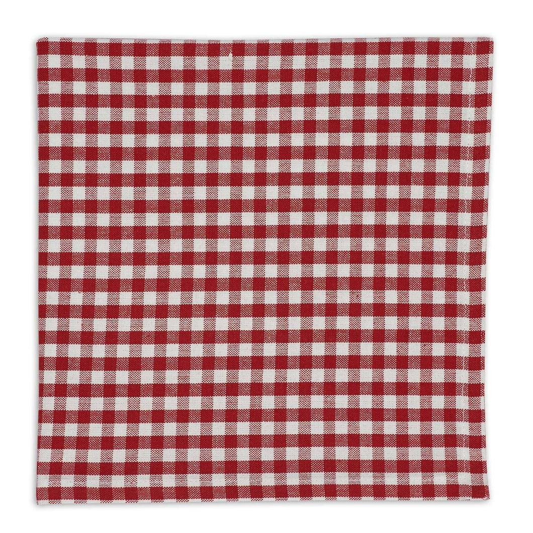 Red Checkered Gingham Napkin