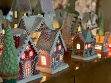 Load image into Gallery viewer, White Gingerbread Cake House

