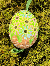 Load image into Gallery viewer, Hand-painted &quot;Easter Basket&quot; Eggs Set of 4
