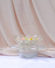 Load image into Gallery viewer, Iridescent Flower Petal Centerpiece by Opaline Atelier
