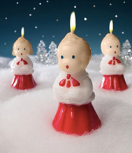 Load image into Gallery viewer, Set of 3 Classic Choir Children Candles
