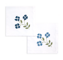 Load image into Gallery viewer, Matisse Floral Linen Napkins by Elizabeth Lake - Set of 2
