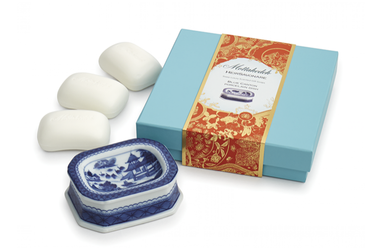 Blue Canton Heirsavonare Gift Soap Set