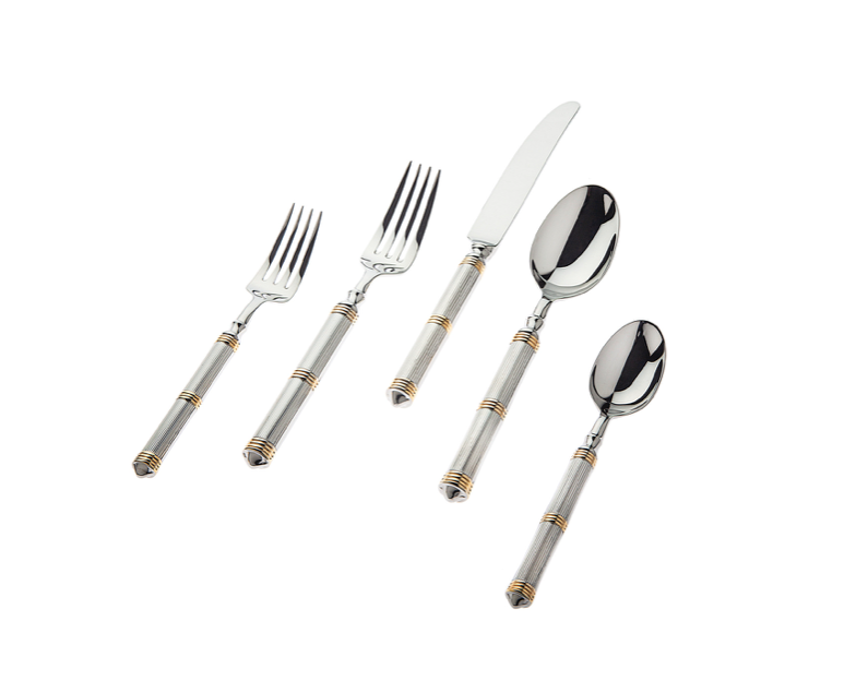 Castello Five Piece Placesetting by Ricci Silversmith