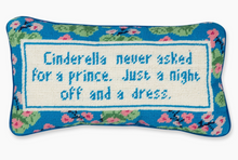 Load image into Gallery viewer, Cinderella Needlepoint Pillow by Furbish Studio

