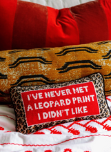 Load image into Gallery viewer, Leopard Print Needlepoint Pillow by Furbish Studio
