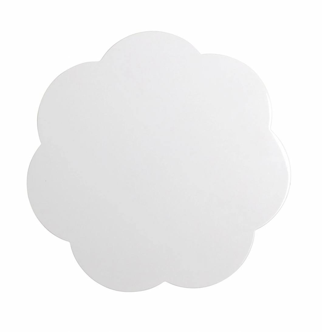 White Lacquer Placemats by Addison Ross- Set of 4