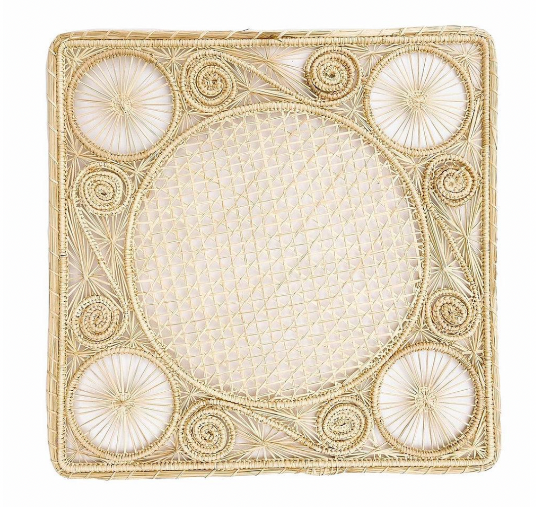 Caracoli Square Placemat by Klatso Home Set of 6