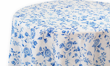 Load image into Gallery viewer, D. Porthault Mers de Chine Blue Round Tablecloth
