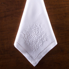 Load image into Gallery viewer, Jardin Estate Hand-Embroidered French Knot Italian Linen Napkins
