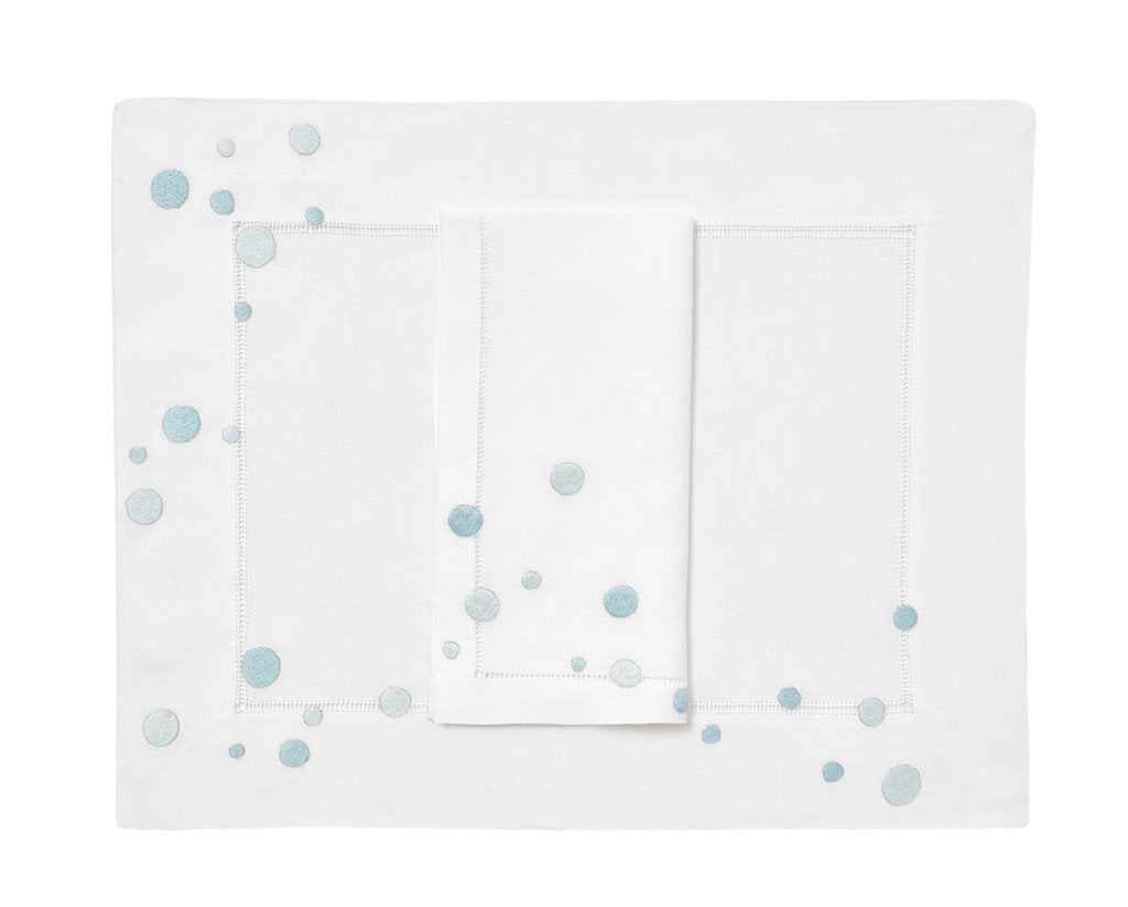 8 Serviettes De Table D. Porthault – 100% Coton Blanc – Neuves Avec Étiquettes