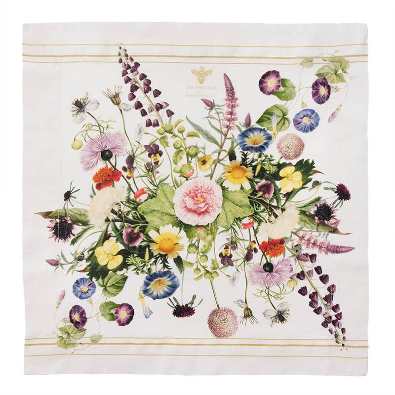 Koustrup & Co. Flower Garden European Linen Napkin - Set of 2