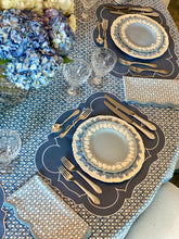 Load image into Gallery viewer, Block Printed Scalloped Napkins by Amanda Lindroth - Set of 4
