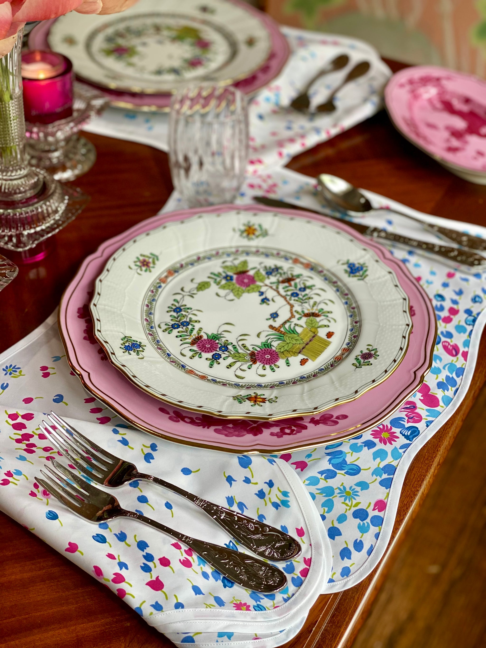 Lot De 8 Serviettes De Table D. Porthault - 100% Coton Blanc - Neuves Avec étiquettes